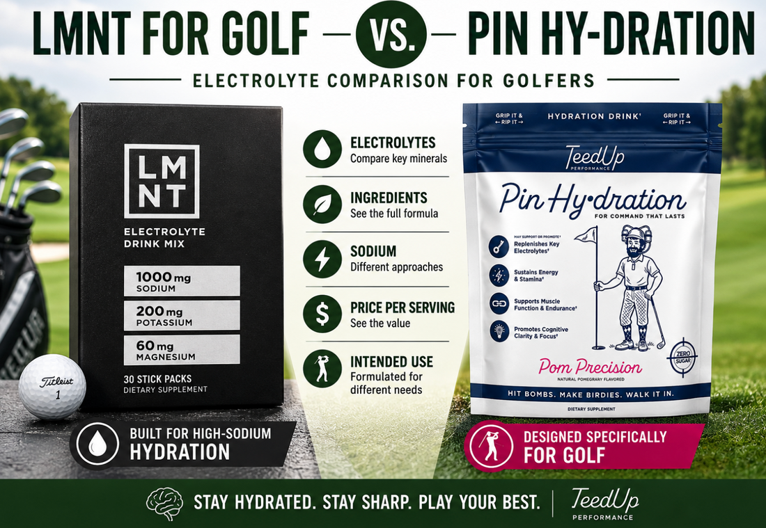 LMNT for Golf vs Pin Hy-Dration | Electrolyte Comparison