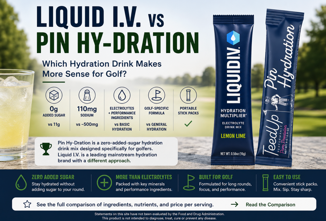 Liquid I.V. for Golf vs Pin Hy-Dration | Comparison